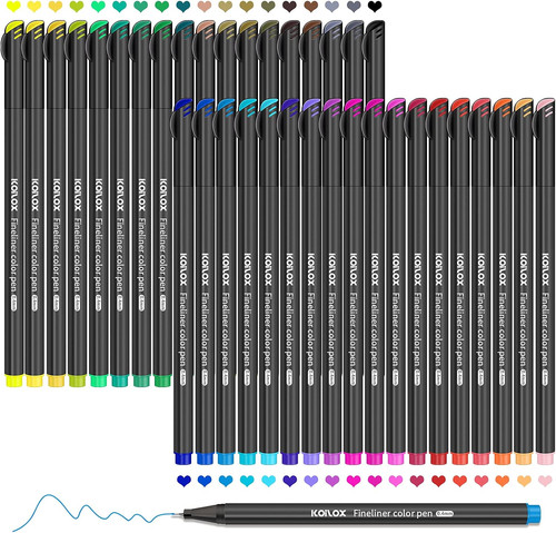 Fineliner set farben - 36, mm