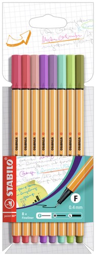 Fineliner stabilo point - fineliner,