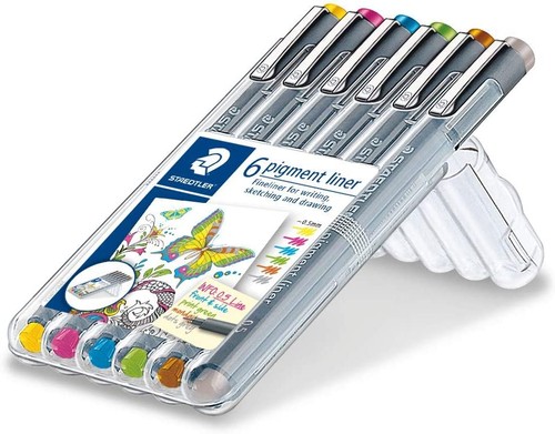 Pigmentliner set bunt - pigmentliner,