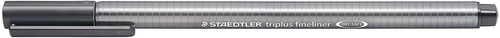 Fineliner triplus 3mm grau - fineliner,